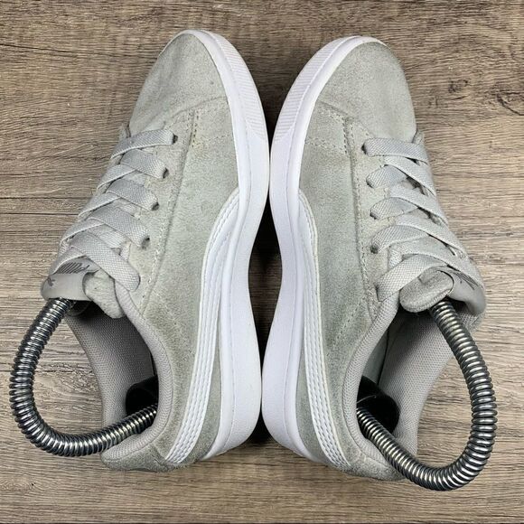 PUMA~Kids-sz 11C~Gray Suede Shoes~kids children - Picture 6 of 10